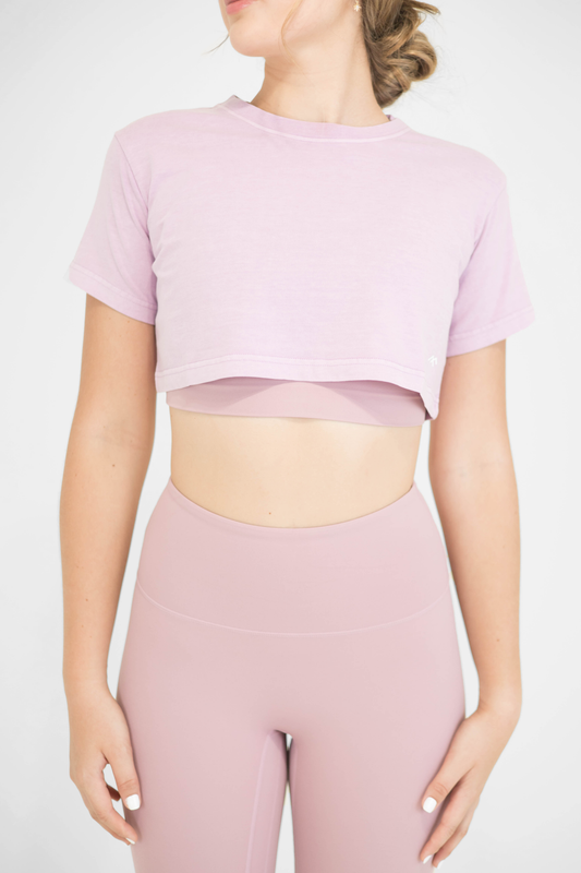 COSMO CROP TOP - LIGHT PINK
