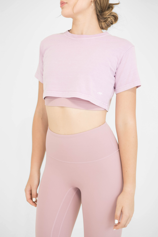 COSMO CROP TOP - LIGHT PINK
