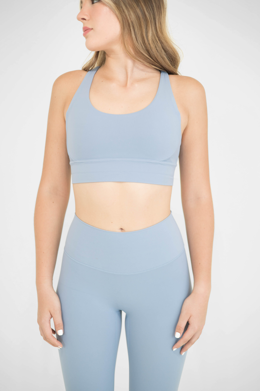 MOONLIGHT SPORTS BRA (SET) - LIGHT BLUE