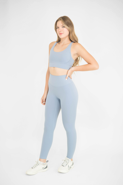 MOONLIGHT SPORTS BRA (SET) - LIGHT BLUE