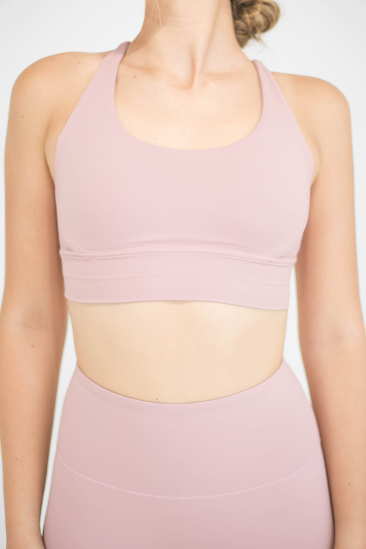 MOONLIGHT SPORTS BRA (SET) - LIGHT PINK
