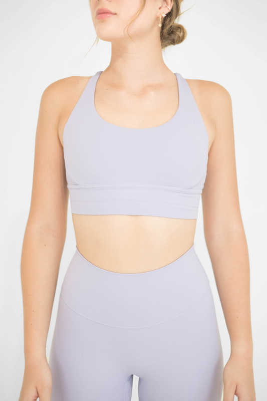 MOONLIGHT SPORTS BRA (SET) - LIGHT PURPLE